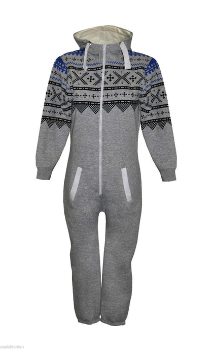 Unisex Kids Aztec Pattern Cotton Onesies Jumpsuit