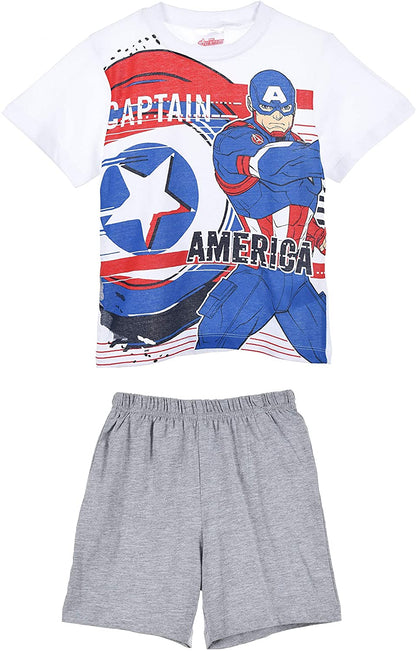 Marvel Avengers Captain America Short Pyjama Sets