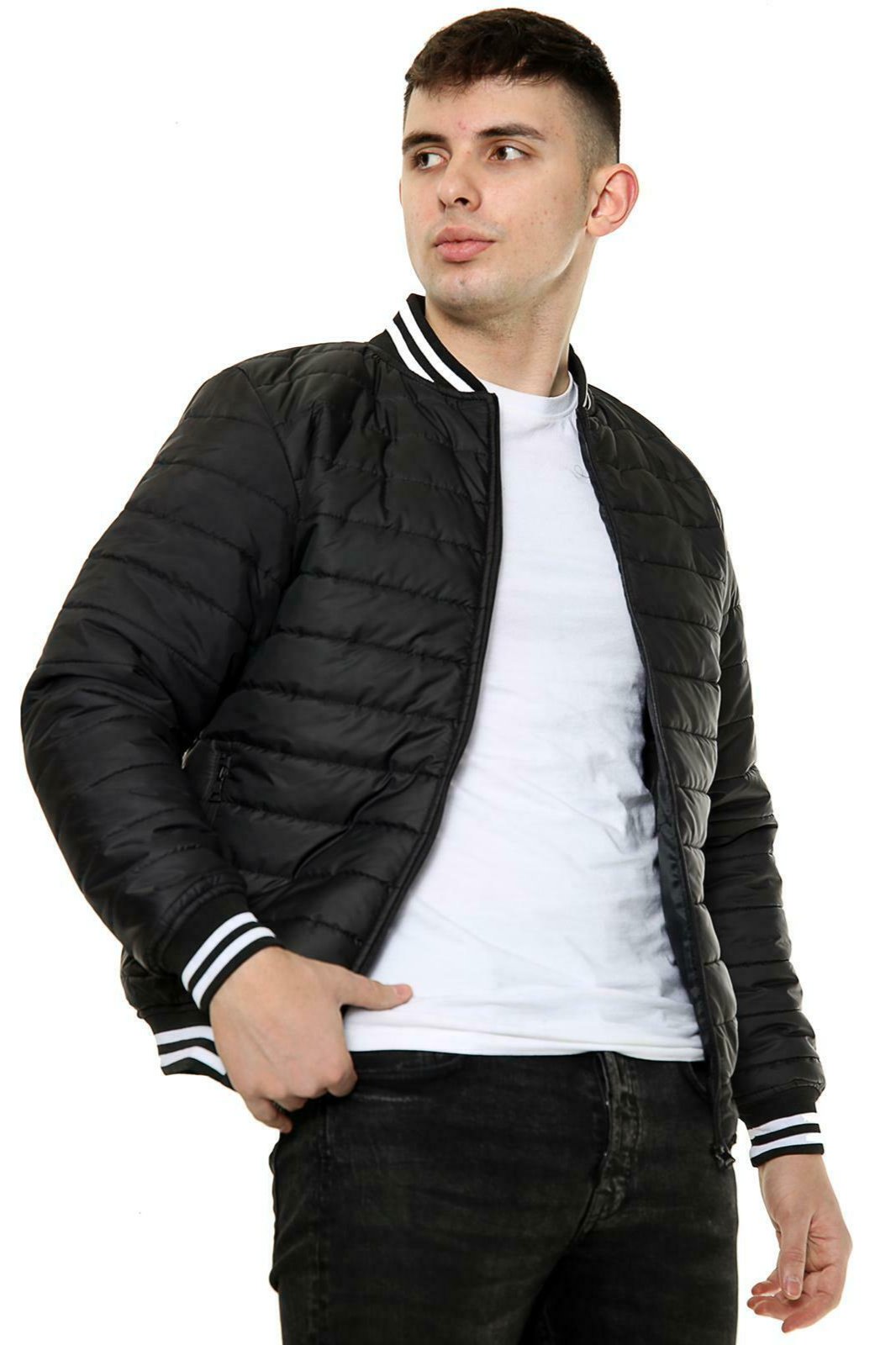 Padded New York Bomber Jacket