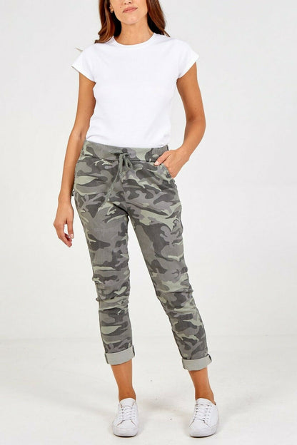 Italian Camouflage Cargo Trousers