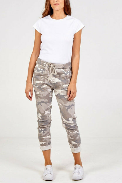 Italian Camouflage Cargo Trousers