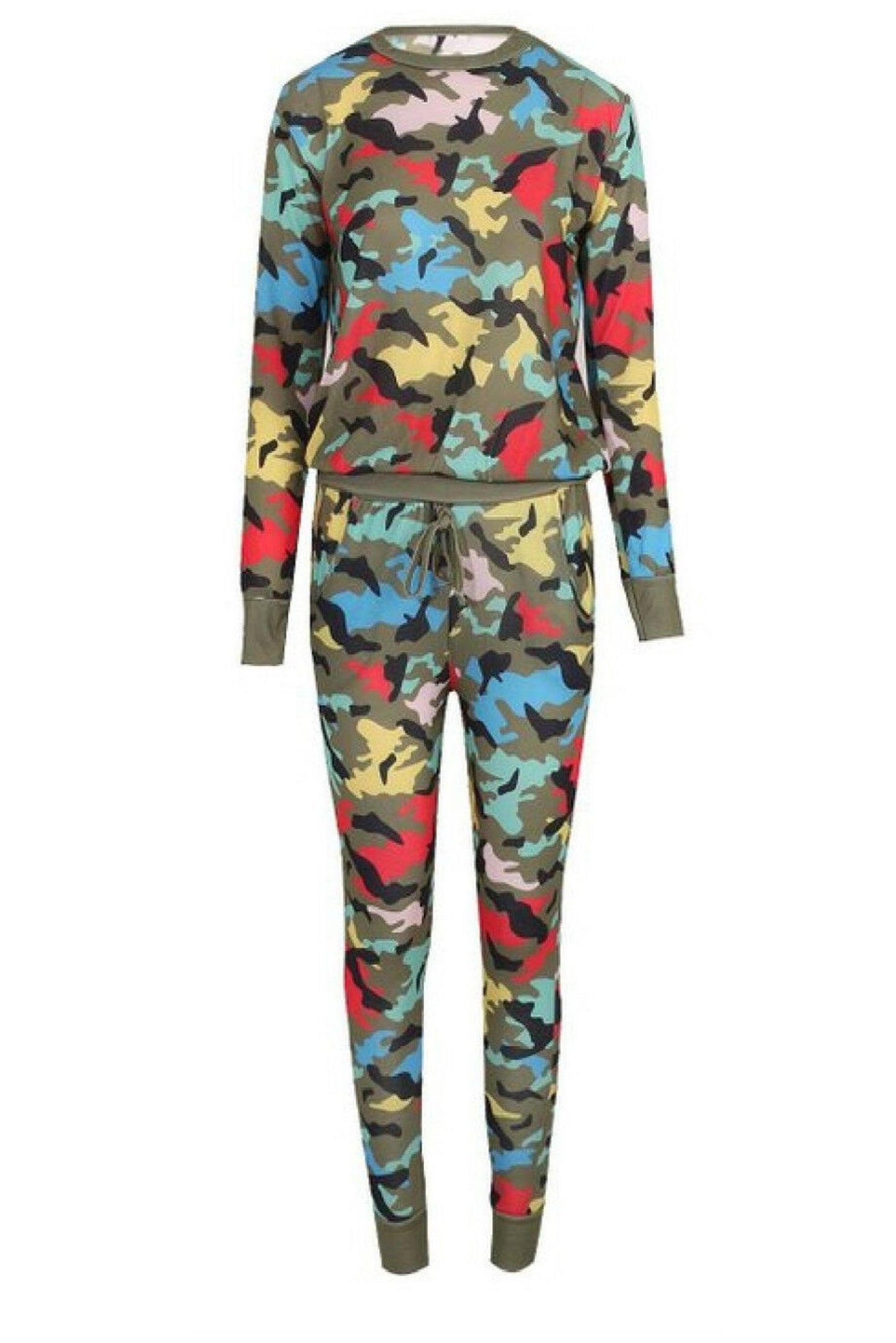 Army Camouflage Loungewear Set