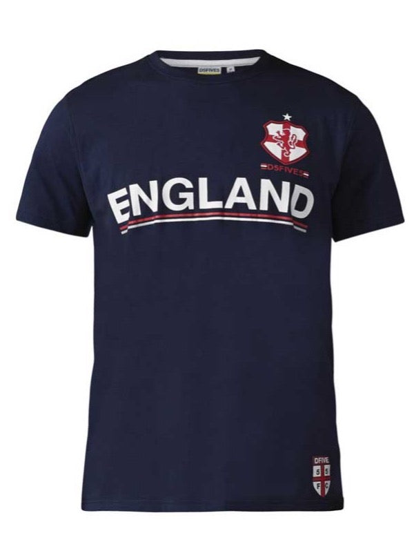 D555 Unisex World Cup Football England & Brazil Short Sleeve T-Shirts S-6XL